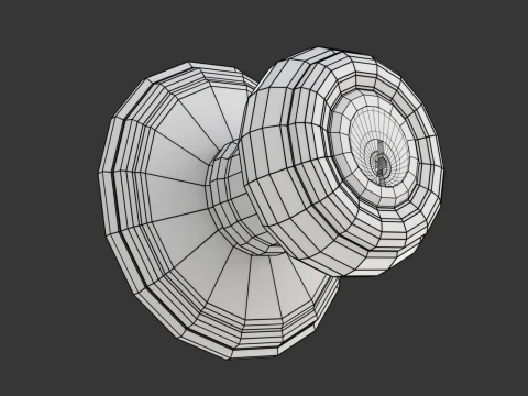 Do Not Disturb Door Hanger with Knob 3D Model