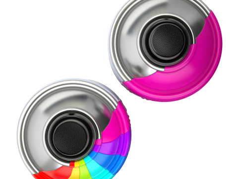 Spray Can with paint 3D मॉडल