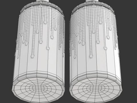 Spray Can with paint 3D Model