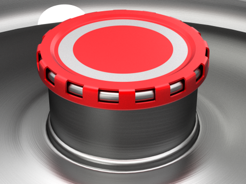 Beer Kegs on the Pallet 3D Model