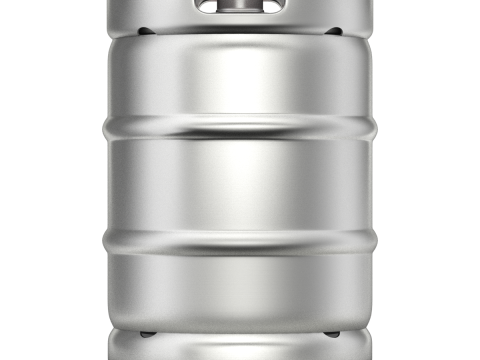 Beer Kegs on the Pallet 3D Model