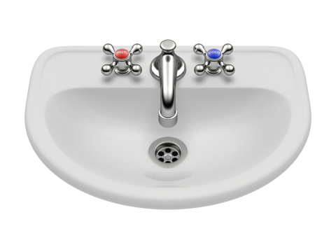 Retro Washing Sink 3D Model