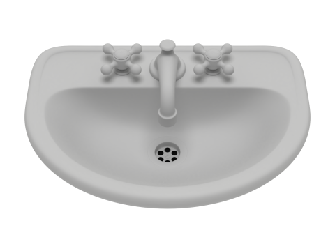 Retro Washing Sink 3Dモデル