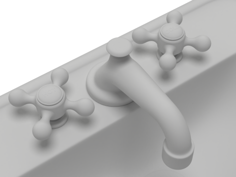 Retro Washing Sink 3Dモデル