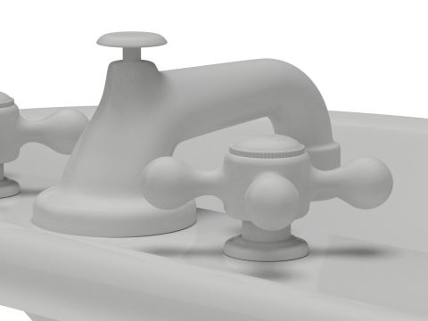 Retro Washing Sink 3Dモデル