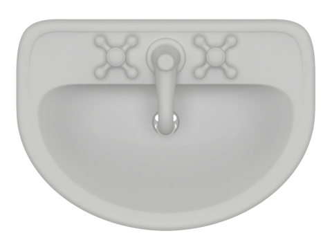 Retro Washing Sink 3Dモデル