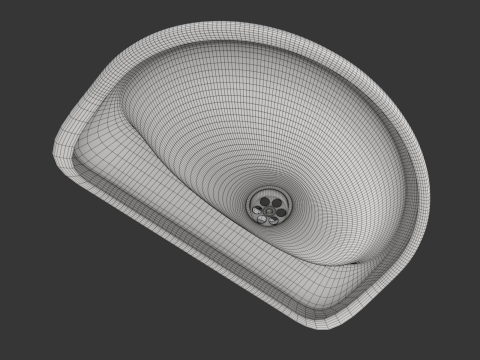 Retro Washing Sink 3Dモデル