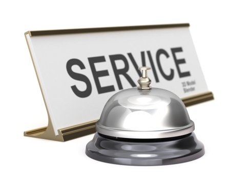 Reception Bell with Sign 3D मॉडल