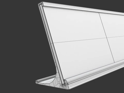 Campainha de recep&ccedil;&atilde;o com placa Modelo 3D