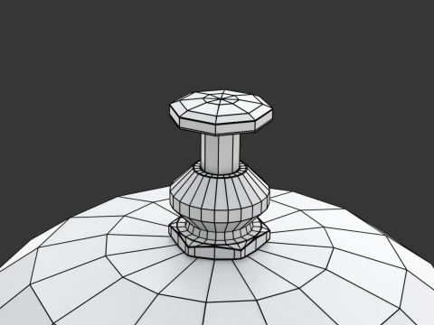 Campainha de recep&ccedil;&atilde;o com placa Modelo 3D