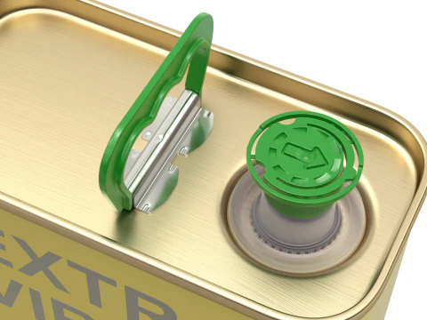 Olive Oil Can Set 3D Model