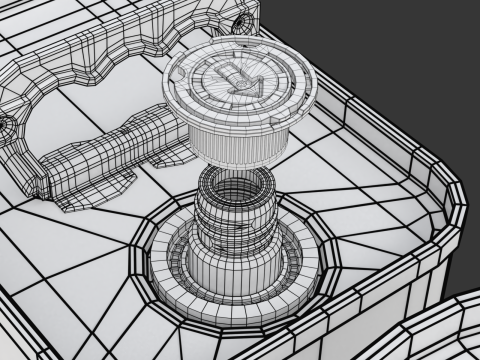 Olive Oil Can Set Model 3D