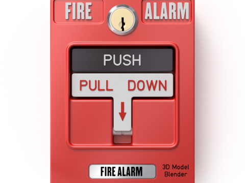 Fire Alarm 3D Model