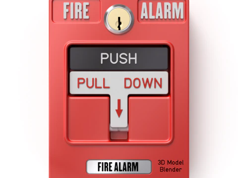 Fire Alarm 3D Model
