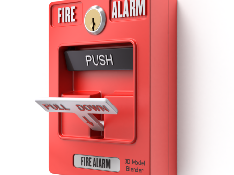 Fire Alarm 3D Model