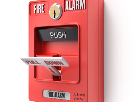 Fire Alarm 3D Model
