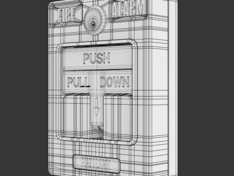 Fire Alarm 3D Model