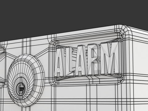 Fire Alarm 3D Model