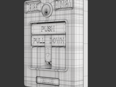 Fire Alarm 3D Model