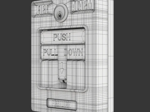Fire Alarm 3D Model