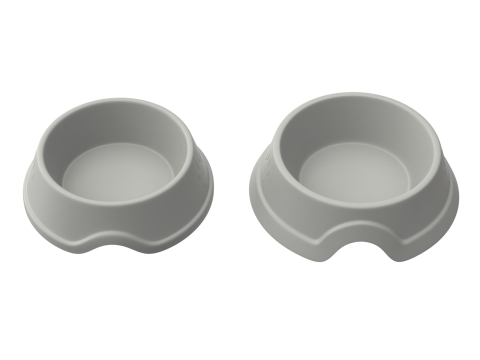 Metal and Plastic Dog Bowl Modèle 3D