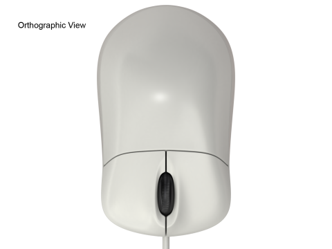 Computer Mouse with USB Plug Modelo 3D