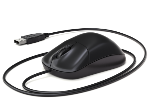 Computer Mouse with USB Plug Modelo 3D