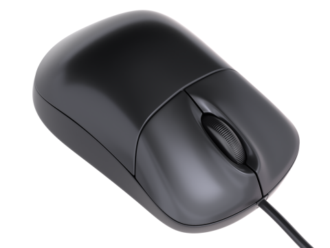 Computer Mouse with USB Plug Modelo 3D