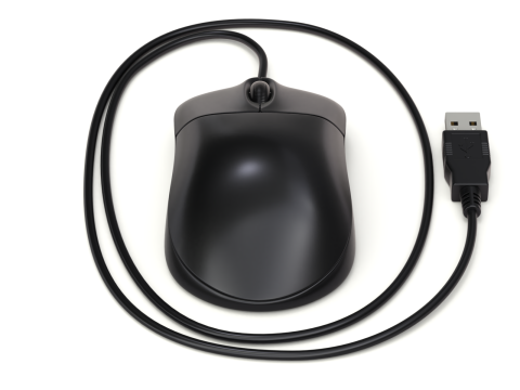 Computer Mouse with USB Plug Modelo 3D