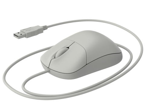 Computer Mouse with USB Plug Modelo 3D