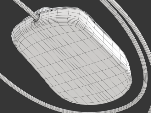 Computer Mouse with USB Plug Modelo 3D