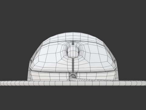 Computer Mouse with USB Plug Modelo 3D