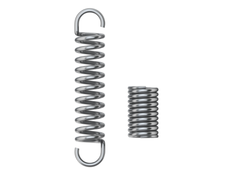 Animated Metal Springs 3D 模型