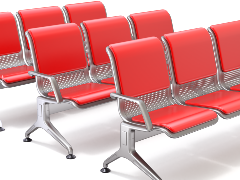 Airport seat Modelo 3D