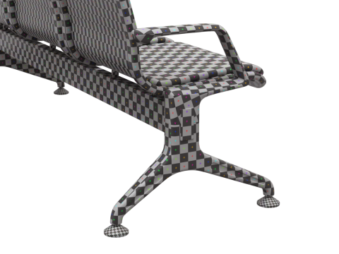 Airport seat Modelo 3D