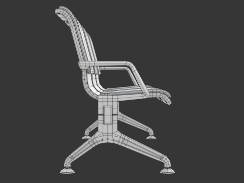 Airport seat Modelo 3D