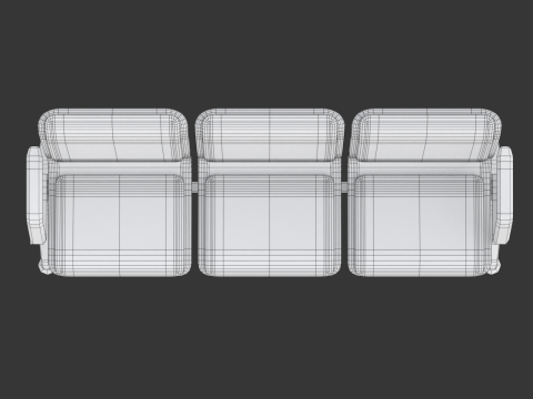 Airport seat Modelo 3D