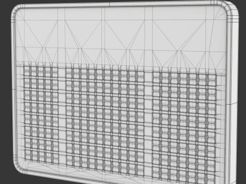 Vluchtinformatiebord 3D Model