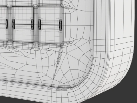 Vluchtinformatiebord 3D Model