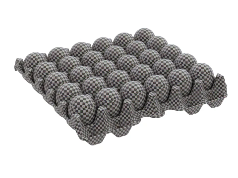 Eggs in a carton package 3D Model