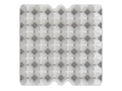 Eggs in a carton package 3D मॉडल