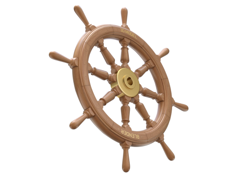 Ship Wheel 3D Модель