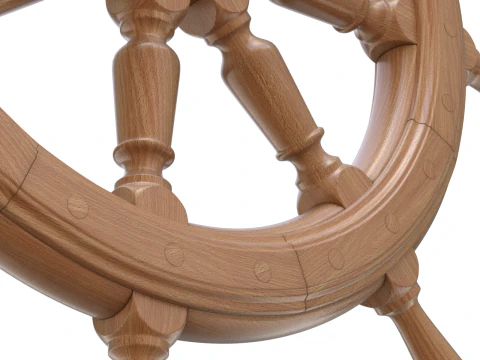 Ruota della nave Modello 3D