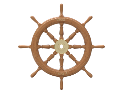 Ship Wheel Modelo 3D