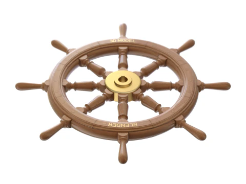 Ruota della nave Modello 3D