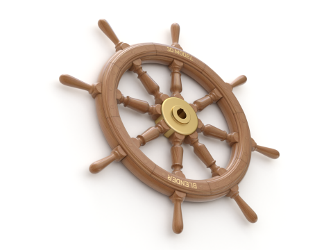 Ship Wheel Modelo 3D