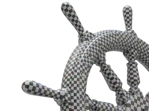 Ruota della nave Modello 3D