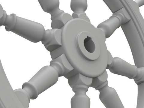 Ruota della nave Modello 3D