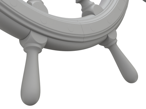 Ship Wheel Modelo 3D