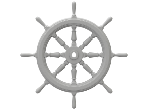 Ship Wheel Modelo 3D